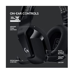 Logitech G G733 LIGHTSPEED Wireless RGB Gaming Headset – Immersive Wireless Audio & Stylish Black Design